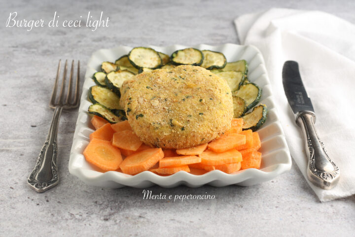Burger di ceci light