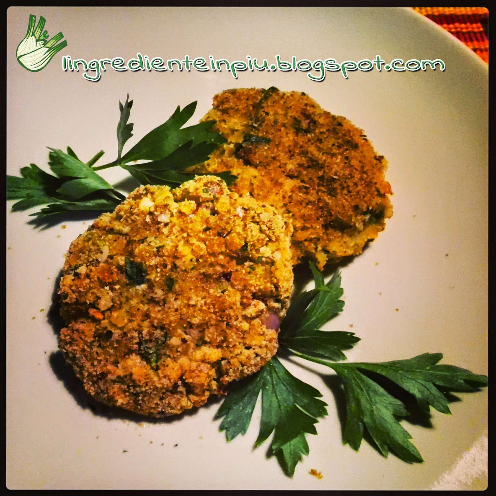 Burger di lenticchie rosse al forno