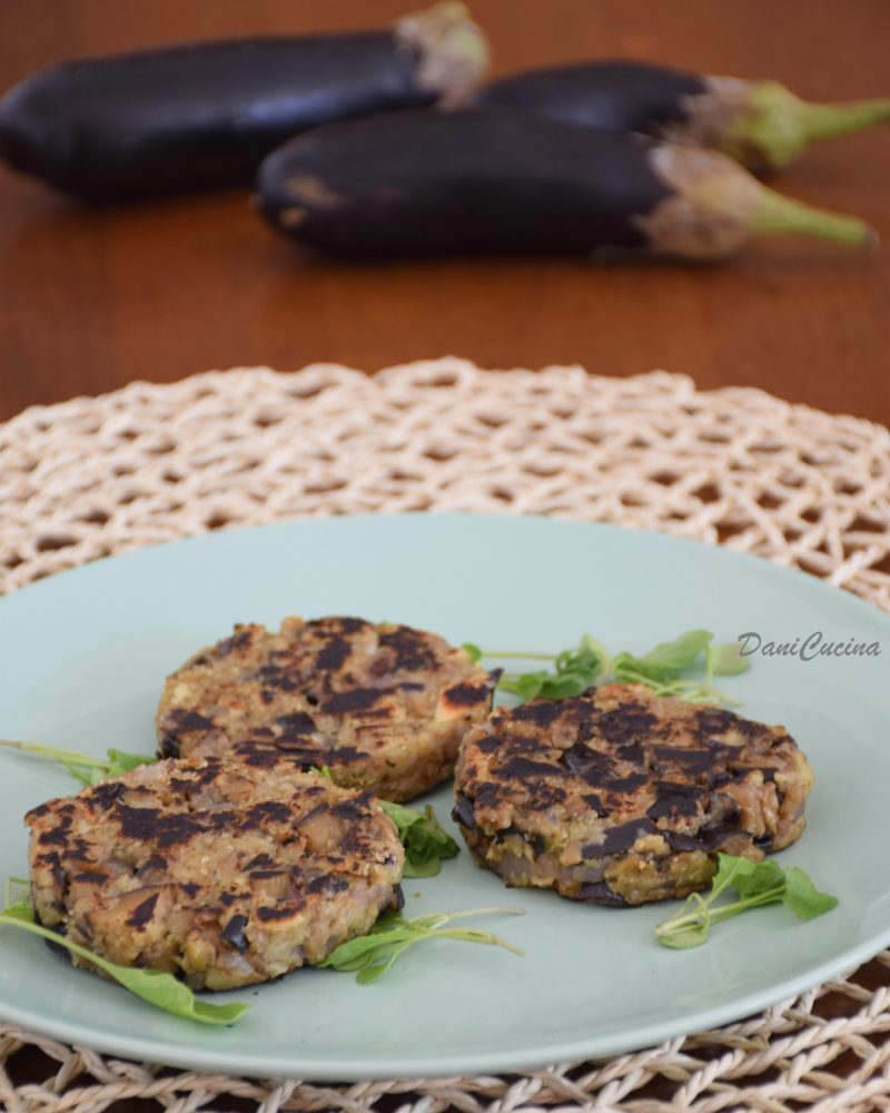 Burger di melanzane (vegan)