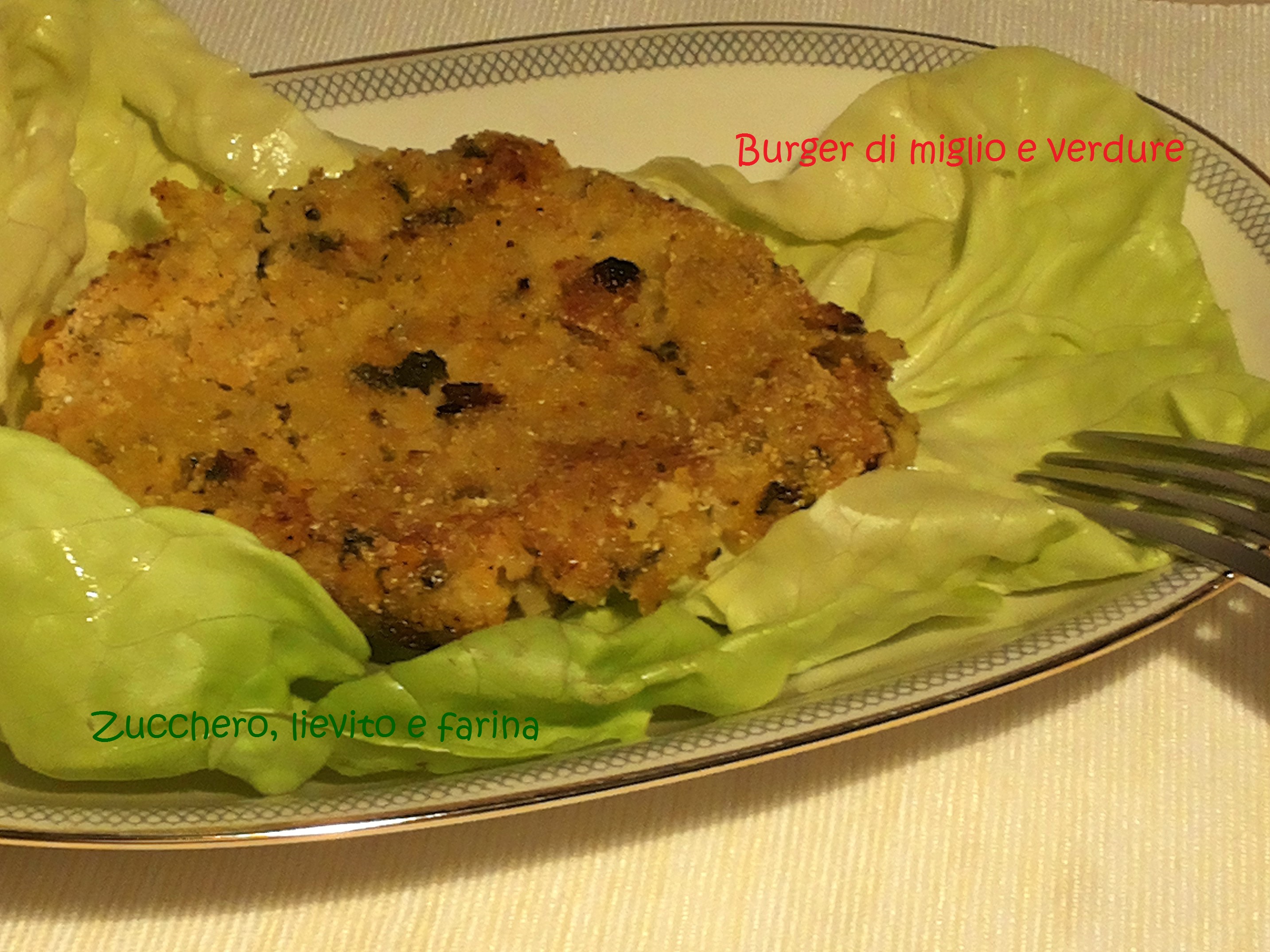 Burger di miglio e verdure (ricetta vegana)
