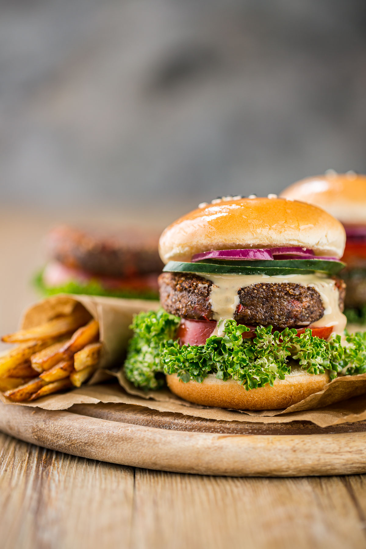 Burger di quinoa e fagioli vegan senza glutine | vegan quinoa black bean burger gf