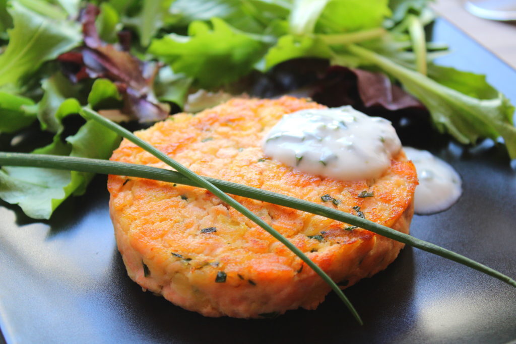 Burger di salmone