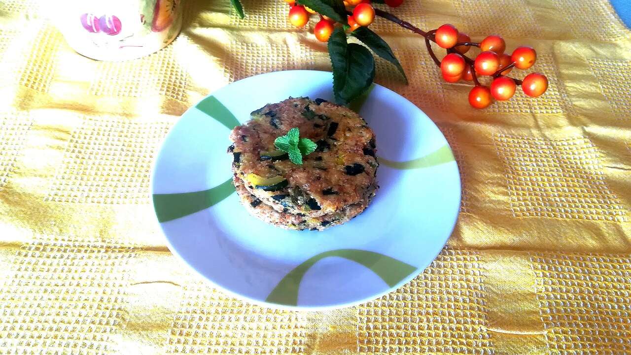 Burger di zucchine bimby, facili e senza uova