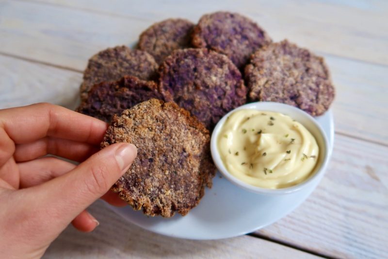 Burger vegan di riso e fagioli borlotti