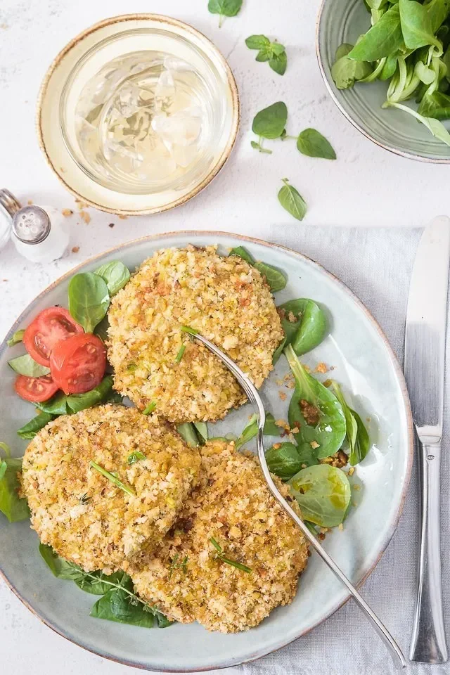 Burger zucchine e ricotta
