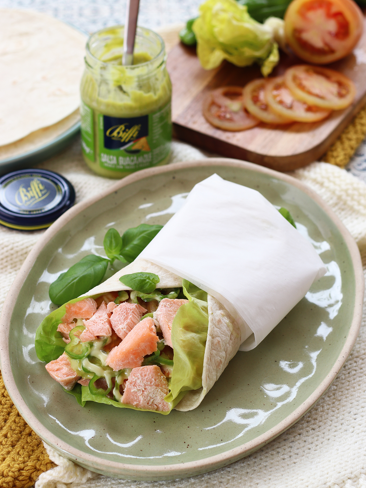 Burritos al salmone