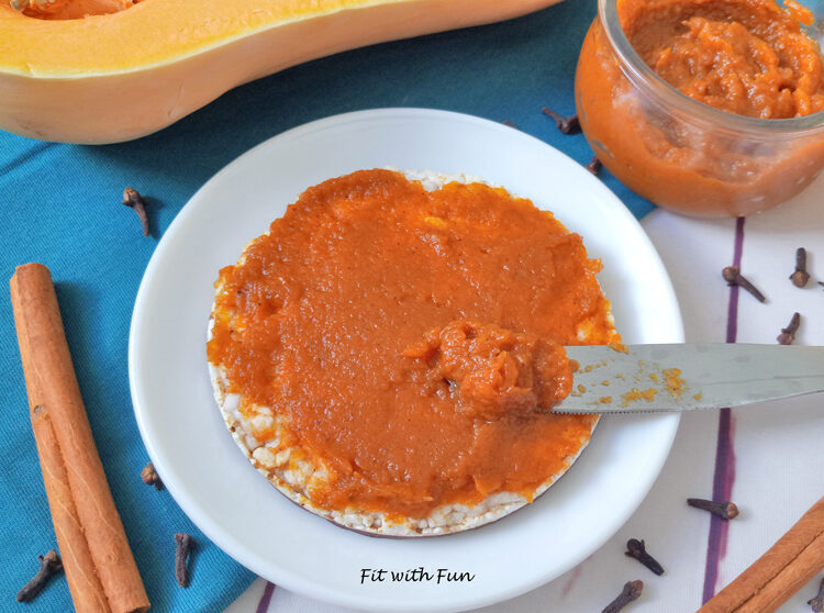 Burro di zucca speziato vegan e senza zucchero