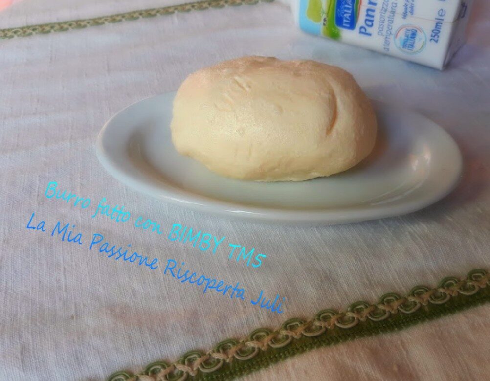 Burro fatto in casa