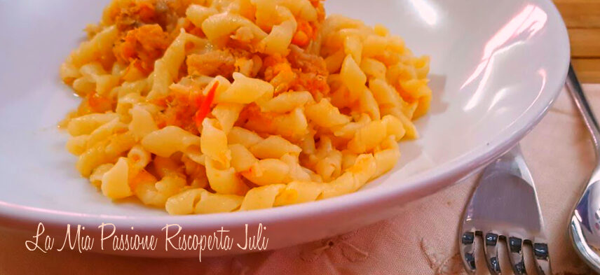 Busiate con pesce razza (raia)