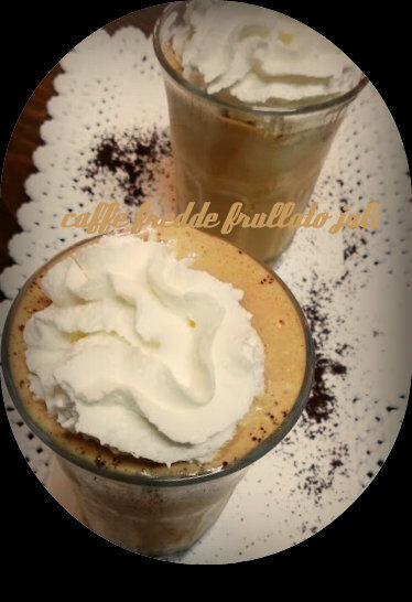 Caffe freddo frullato con bimby e panna