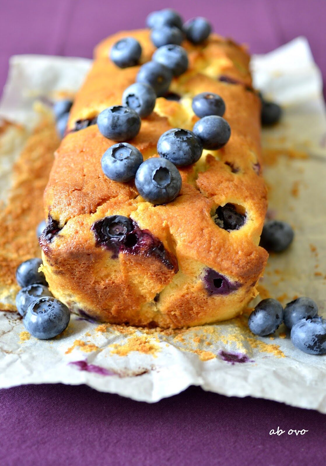 Cake ai mirtilli e yogurt greco