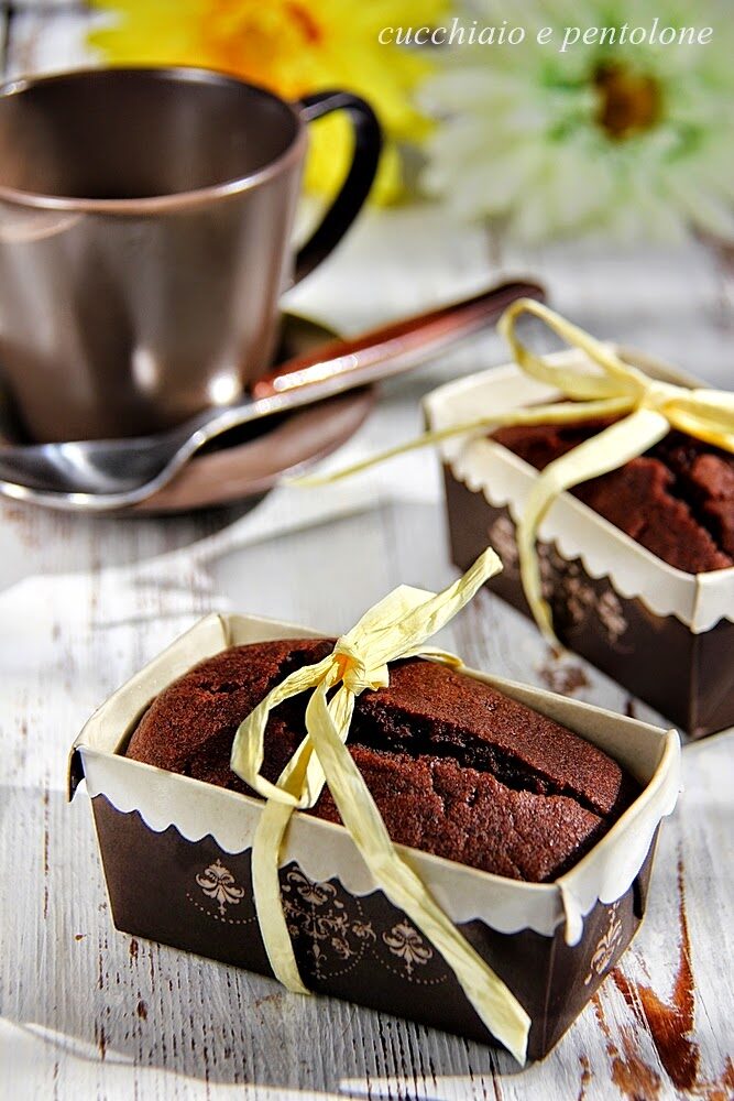 cake e muffin ciocco-cappuccino senza burro e uova