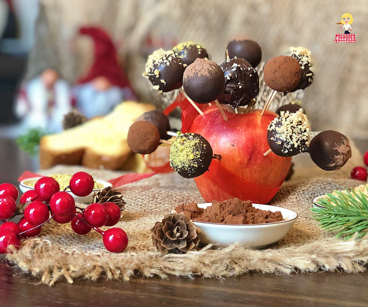 Cake pops di pandoro