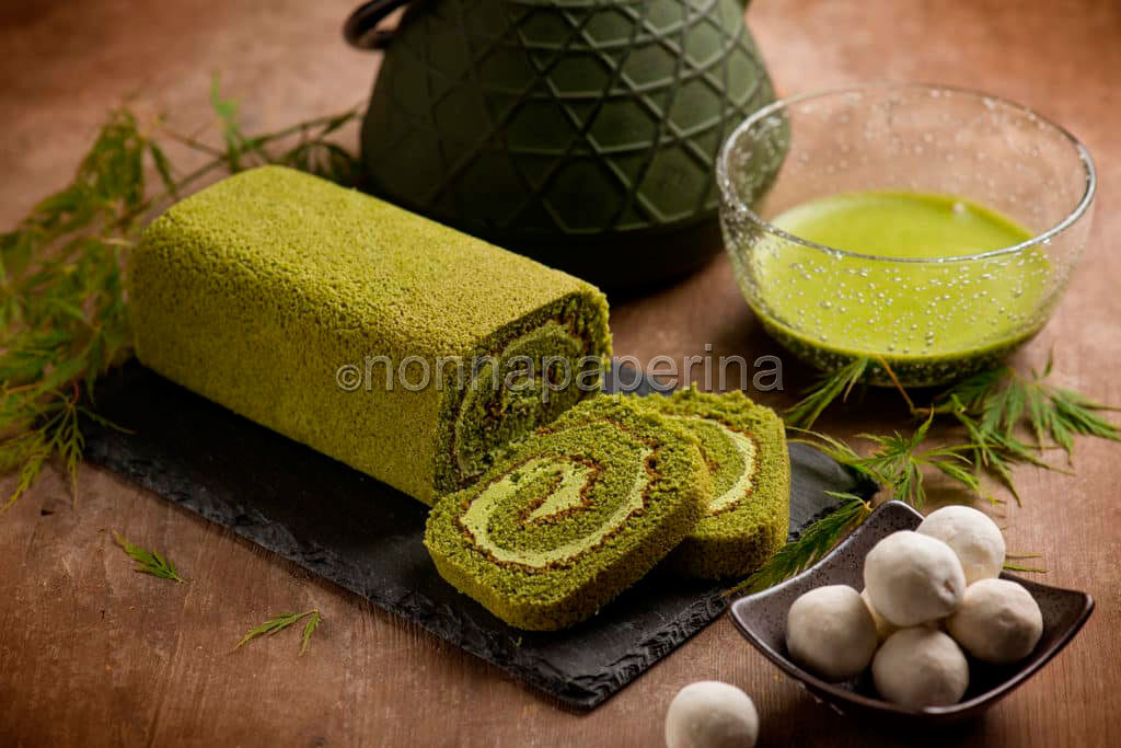 Cake roll al tè matcha il rotolo giapponese di pura bontà
