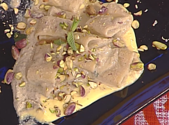 Calamarata con melanzane e scamorza affumicata  da la prova del cuoco