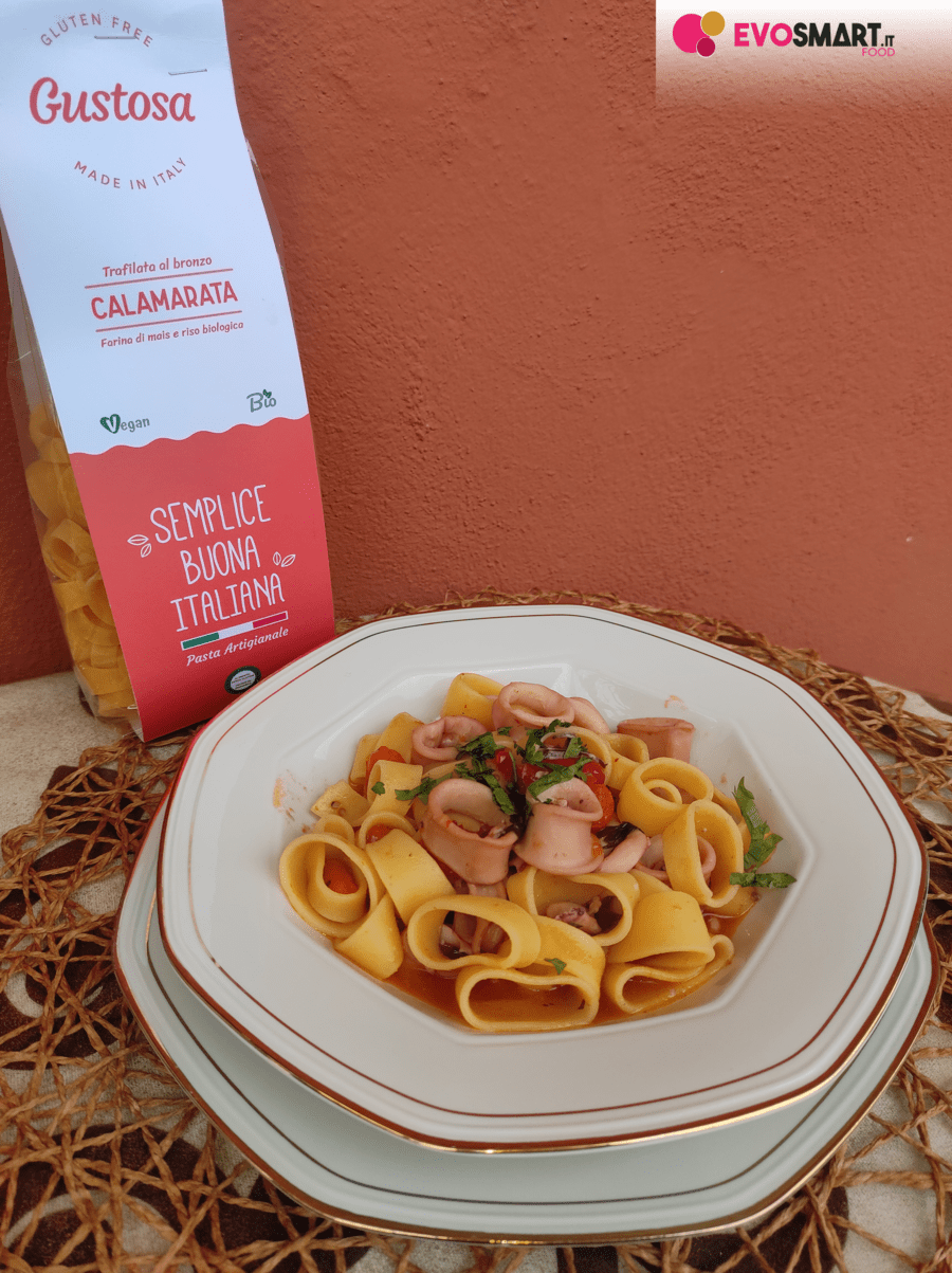 Calamarata senza glutine : pasta gustosa