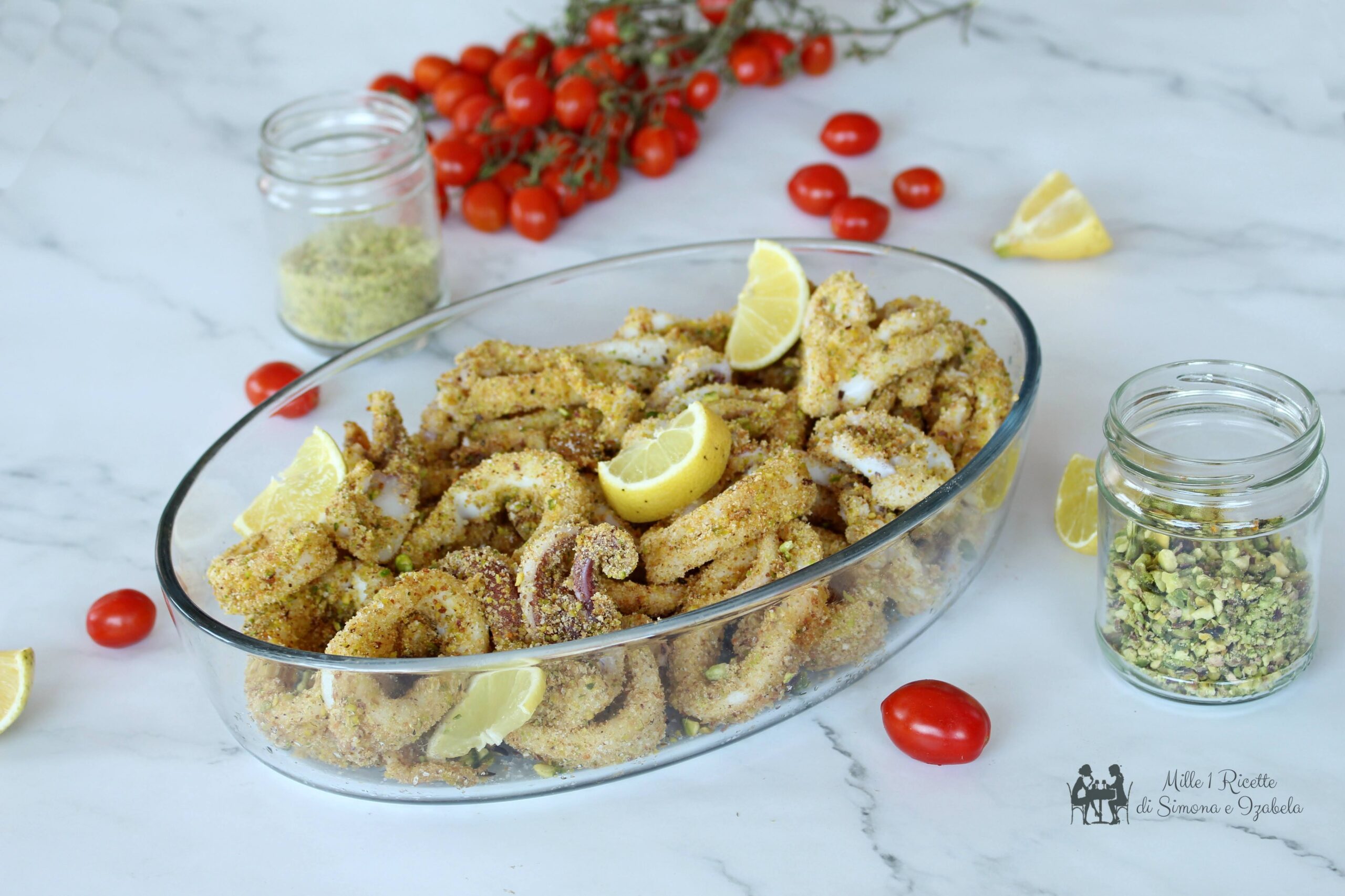 Calamari al pistacchio