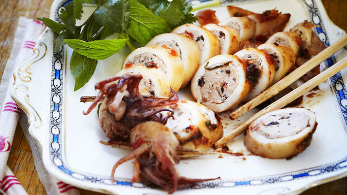 Calamari ripieni alla griglia