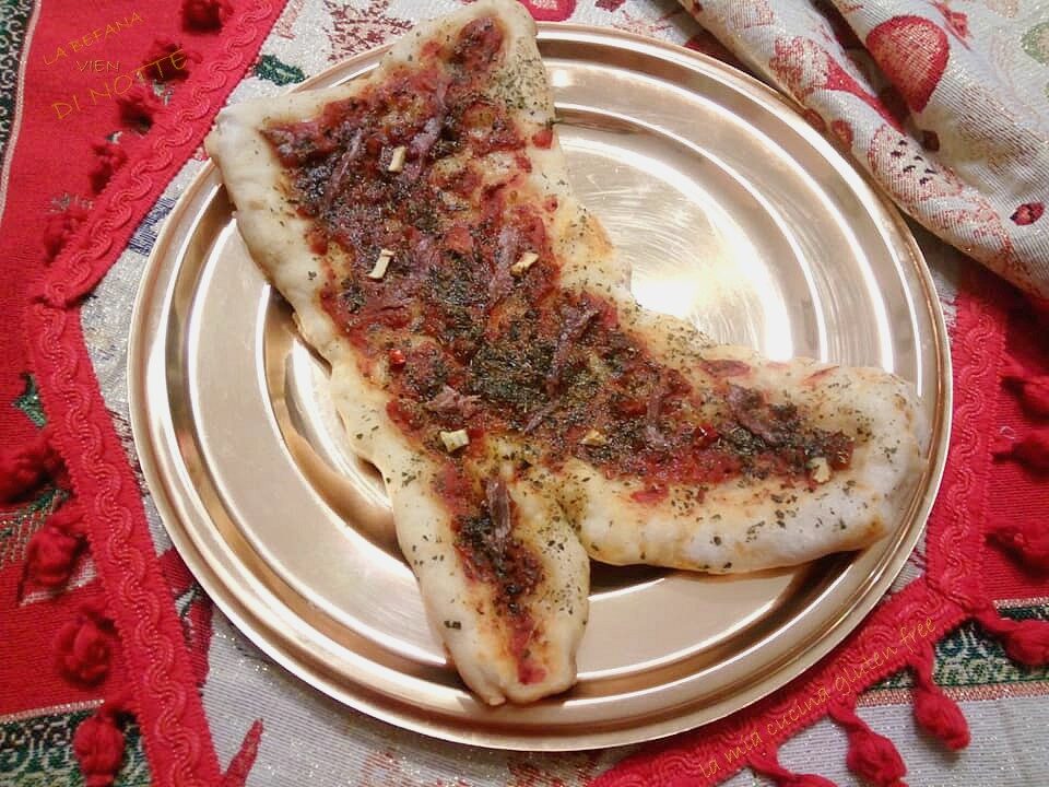 Calza della befana di pizza