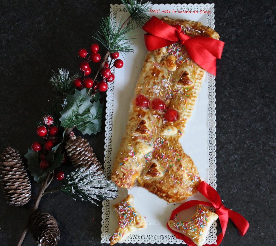 Calza della befana farcita alla crema di marroni