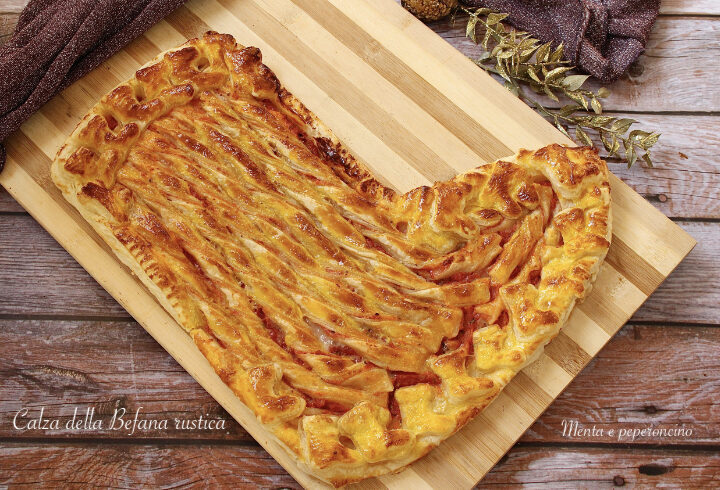 Calza della befana rustica