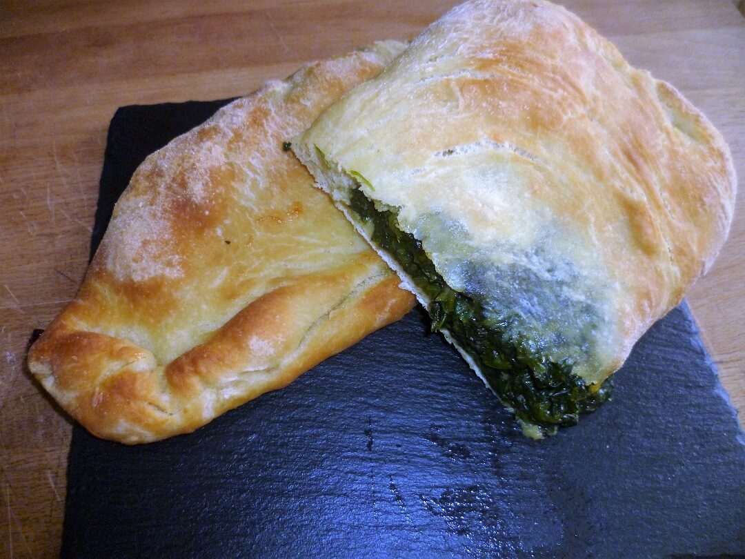 Calzone di spinaci