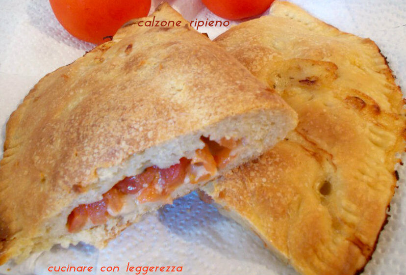 Calzone ripieno – lievito madre