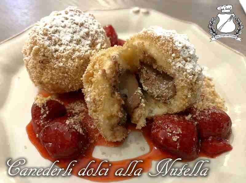 Canederli dolci con nutella