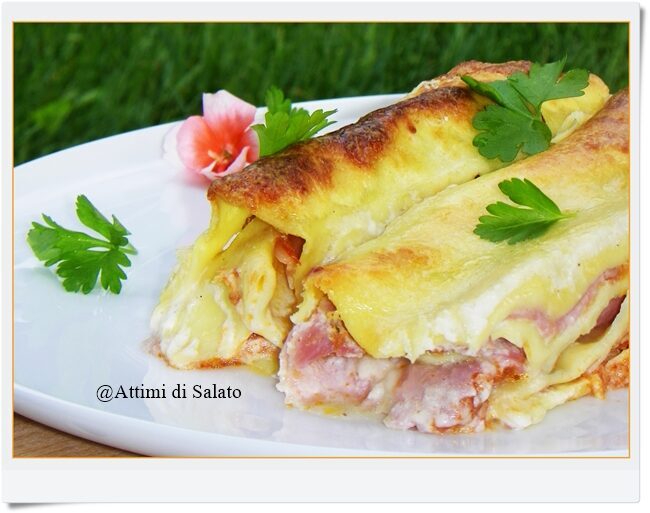 Cannelloni al ragù prosciutto e besciamella