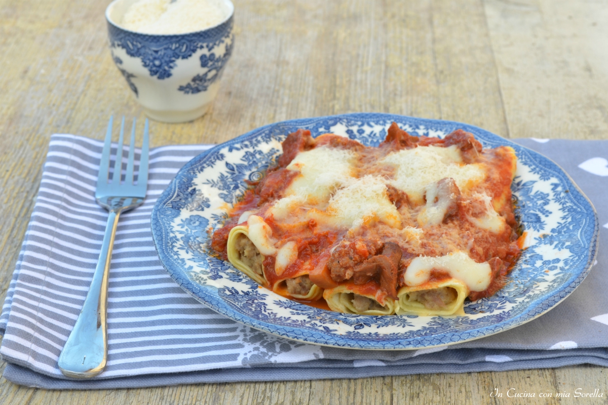 Cannelloni alla boscaiola