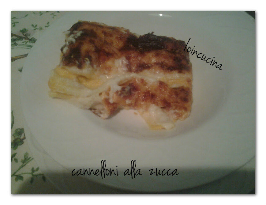 Cannelloni alla zucca