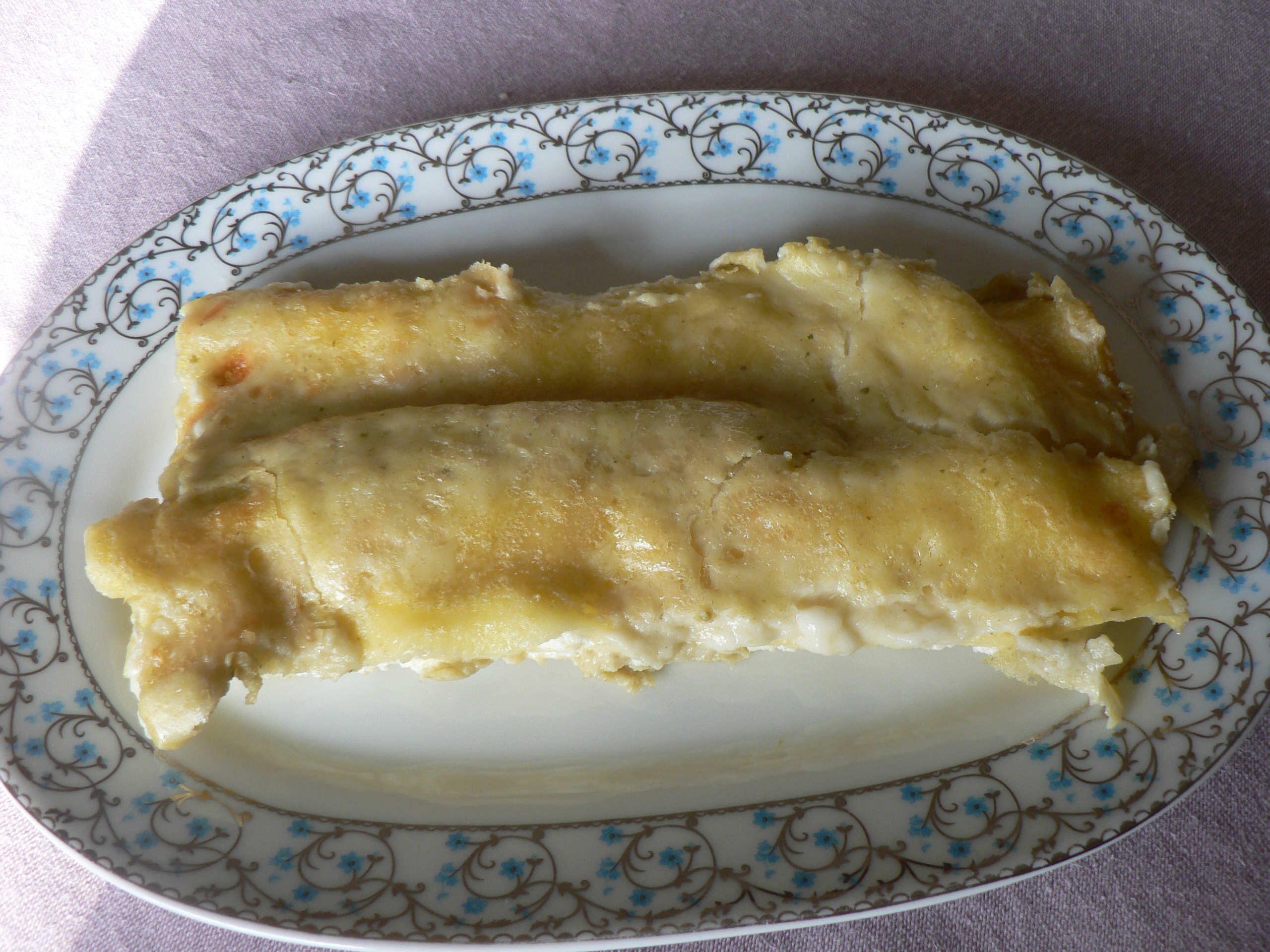 Cannelloni con ricotta e stracchino alla crema di broccoli | noi due in cucina