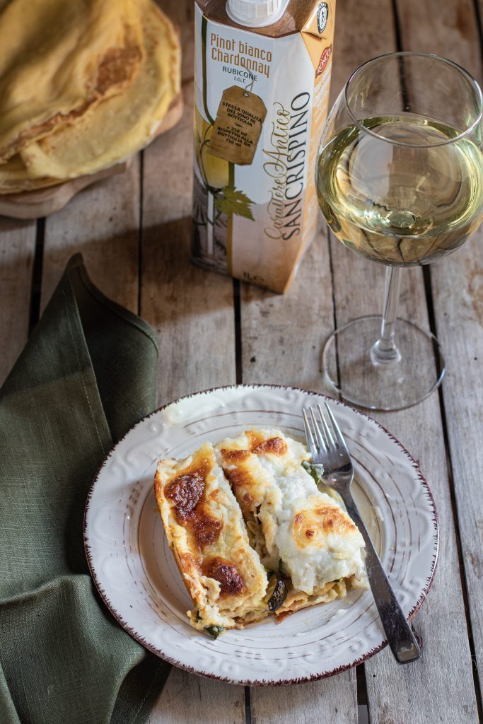 Cannelloni di crepes alle verdure: ricetta facile