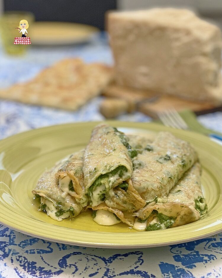 Cannelloni di crespelle con verdure