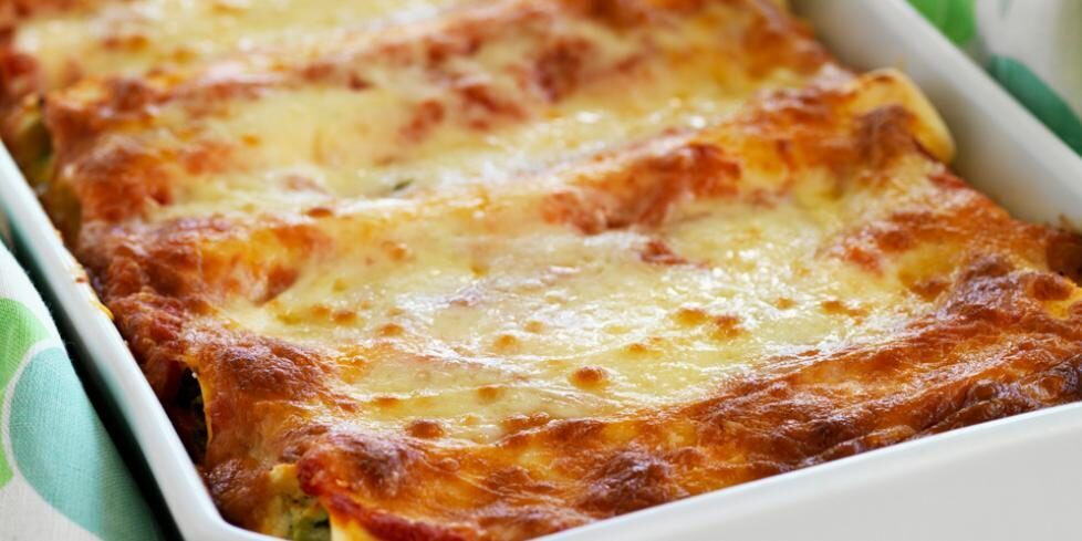 Cannelloni mozzarella e prosciutto