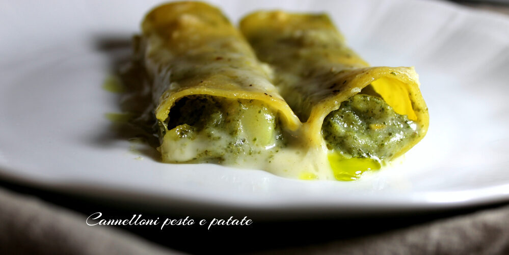 Cannelloni pesto e patate