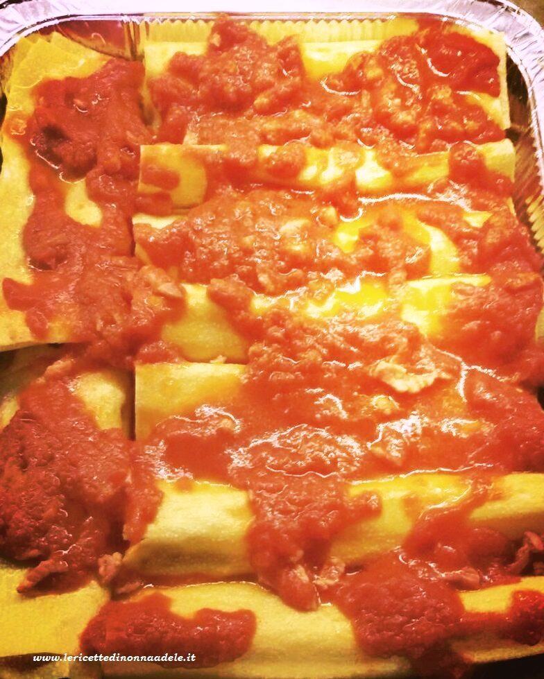 Cannelloni ripieni di spigatelli e ricotta