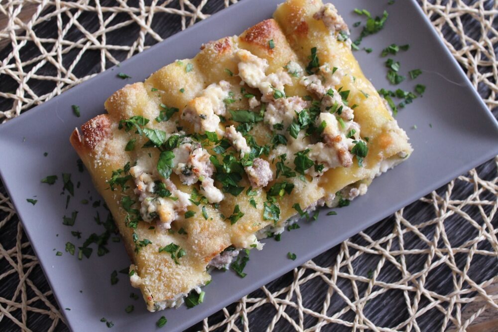 Cannelloni salsiccia e ricotta – più facili di così!
