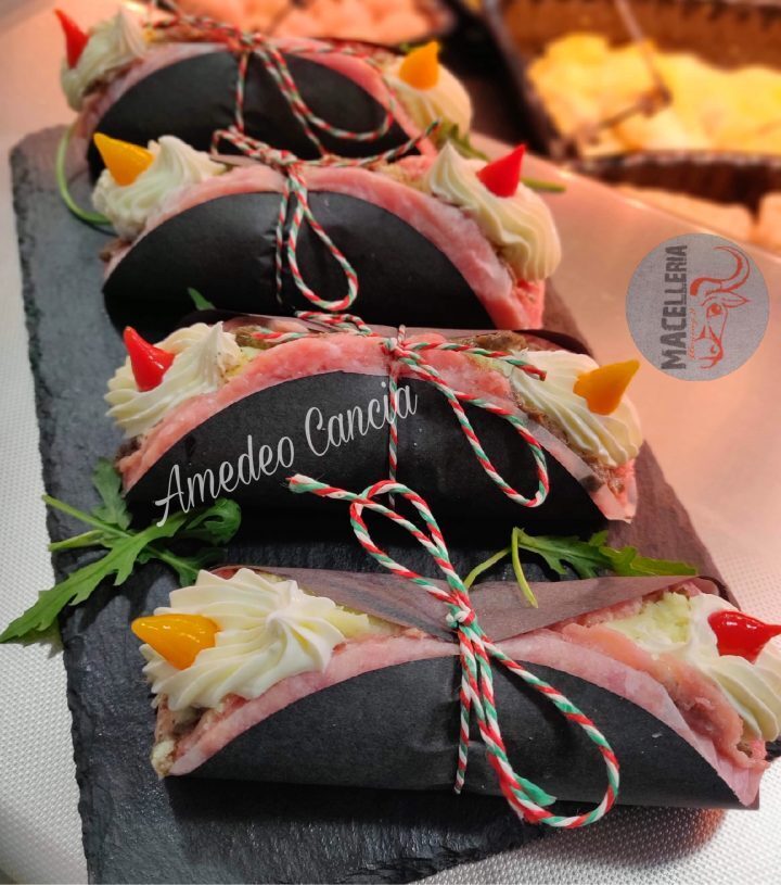 Cannoli di vitello con brie e tartufo