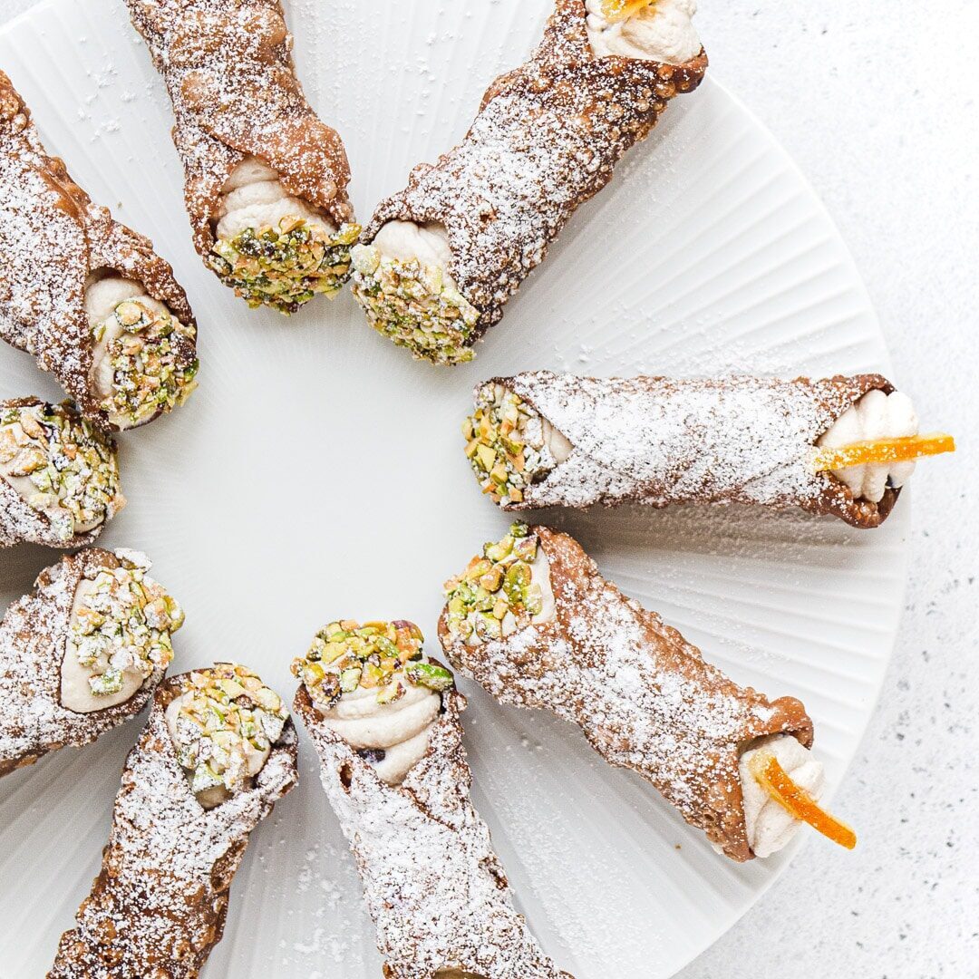 Cannoli siciliani vegani fatti in casa