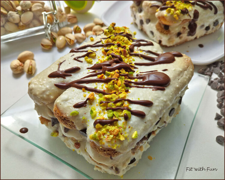 Cannolo Tiramisù Light con Cioccolato e Pistacchi