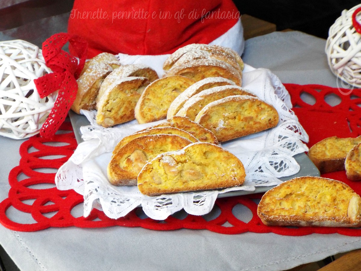 Cantucci arancia e mandorle
