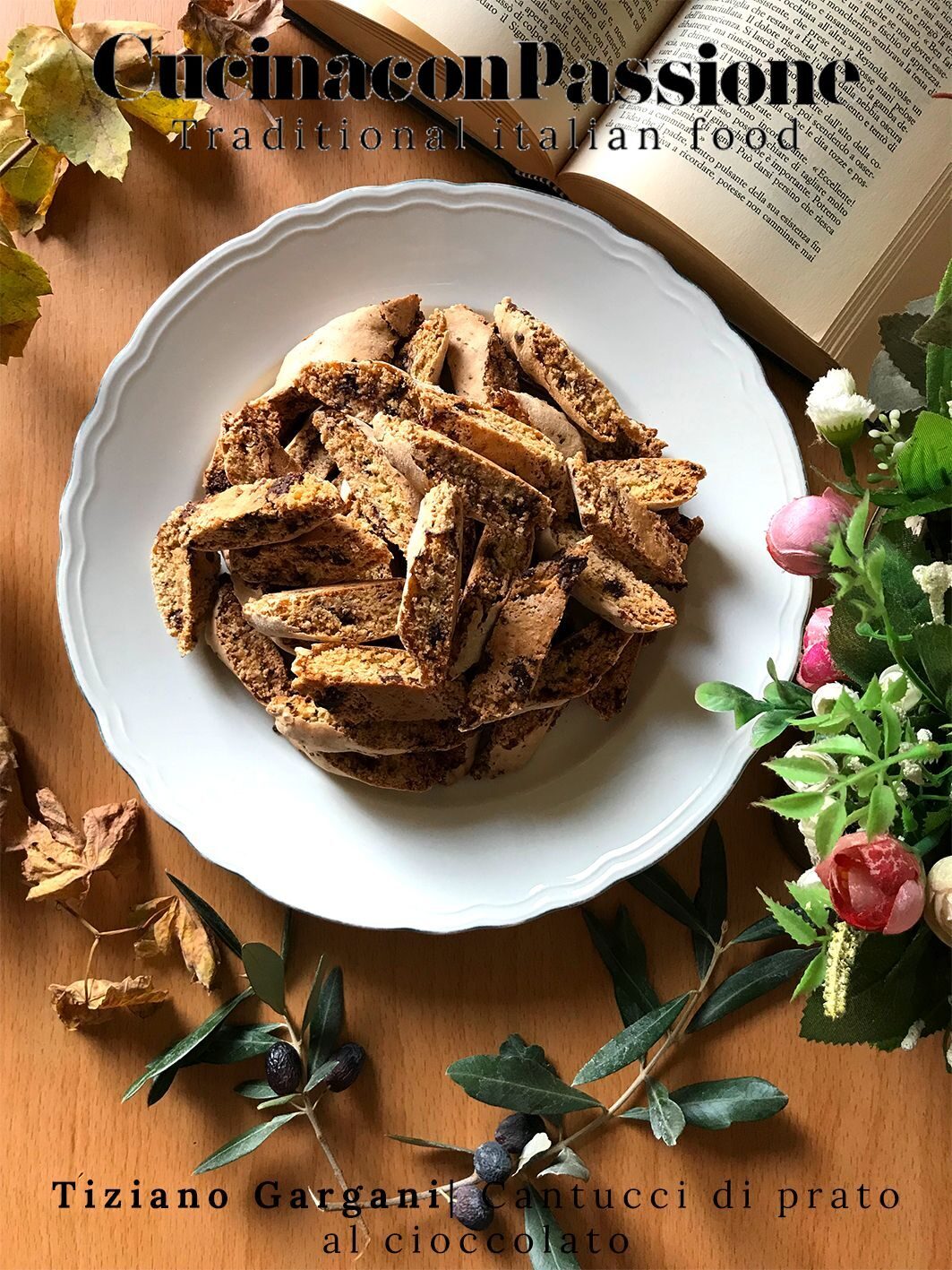 Cantucci di prato al cioccolato