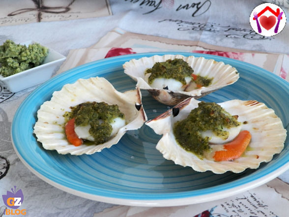 Capesante al burro aromatizzato