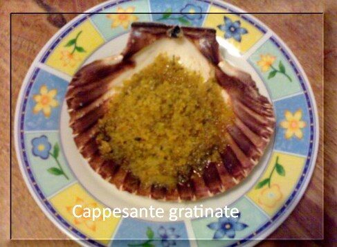Capesante gratinate al forno