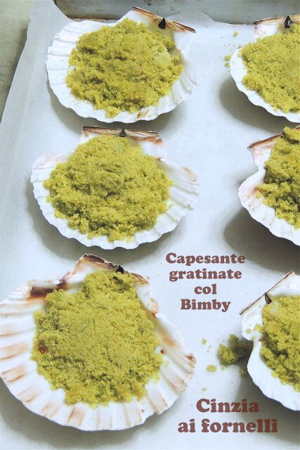 Capesante gratinate col Bimby