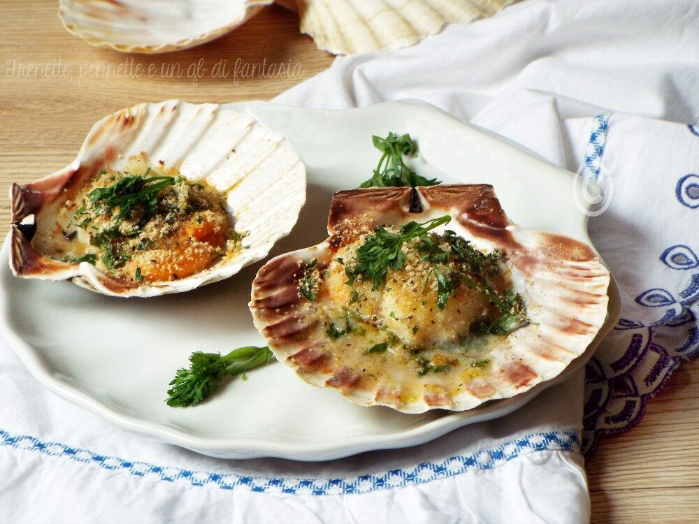 Capesante gratinate