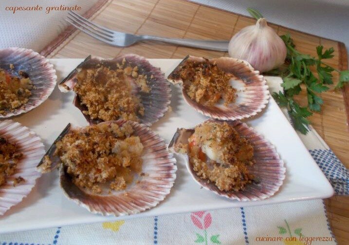Capesante gratinate