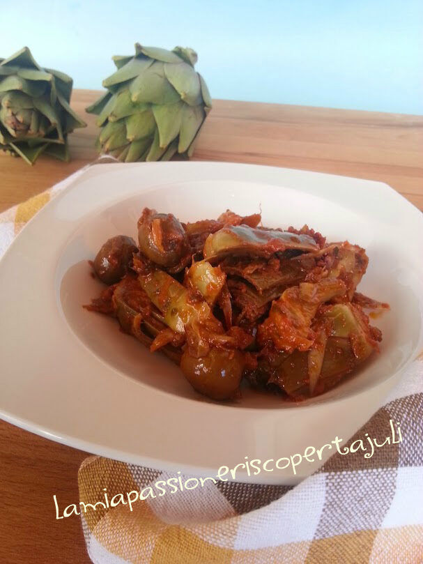 Caponata di carciofi alla siciliana