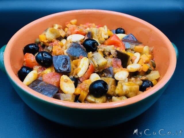 Caponata di melanzane a modo mio e fatta con il cuco moulinex